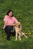 Brunhilde Niedrig mit Lucky