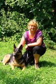 Gabi Rybczynski mit Ivy