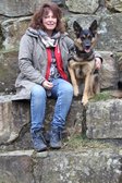 Heike Lintz-Orichel mit Nala