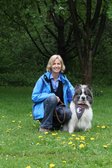 Doris Röper mit Bonzo