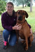 Kerstin mit Charlie