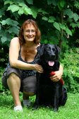 Veronika Zemelka mit Felix