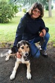 Barbara Schmitgen mit Jara