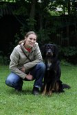 Nicola Jütte mit Dexter