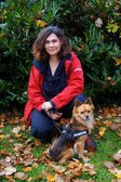 Verena Albrecht mit Filou