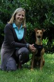 Claudia Manderfeld mit Dexter