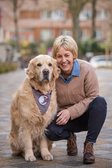 Portrait Melanie und Hund Nolde