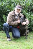 Horst Scollick mit Luna