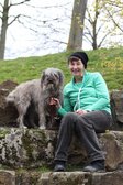 Angelika Stiklorus mit Püppi