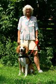 Gabriele Berner mit Tom